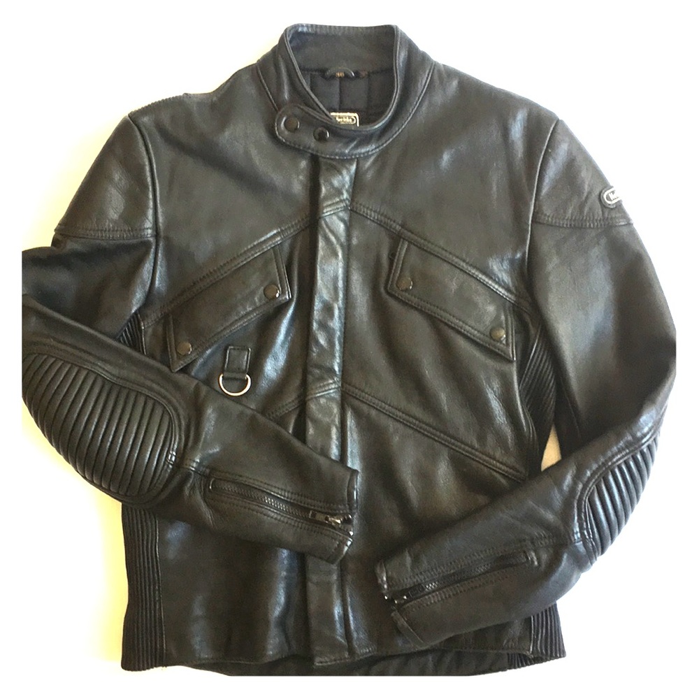 Hein Gericke Cafe Racer Motorcycle Leather Jacket